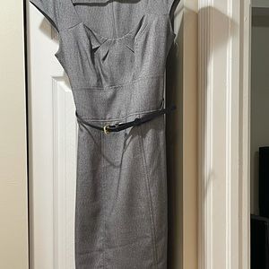 Gray xoxo work dress fits beautifully. Worn once !